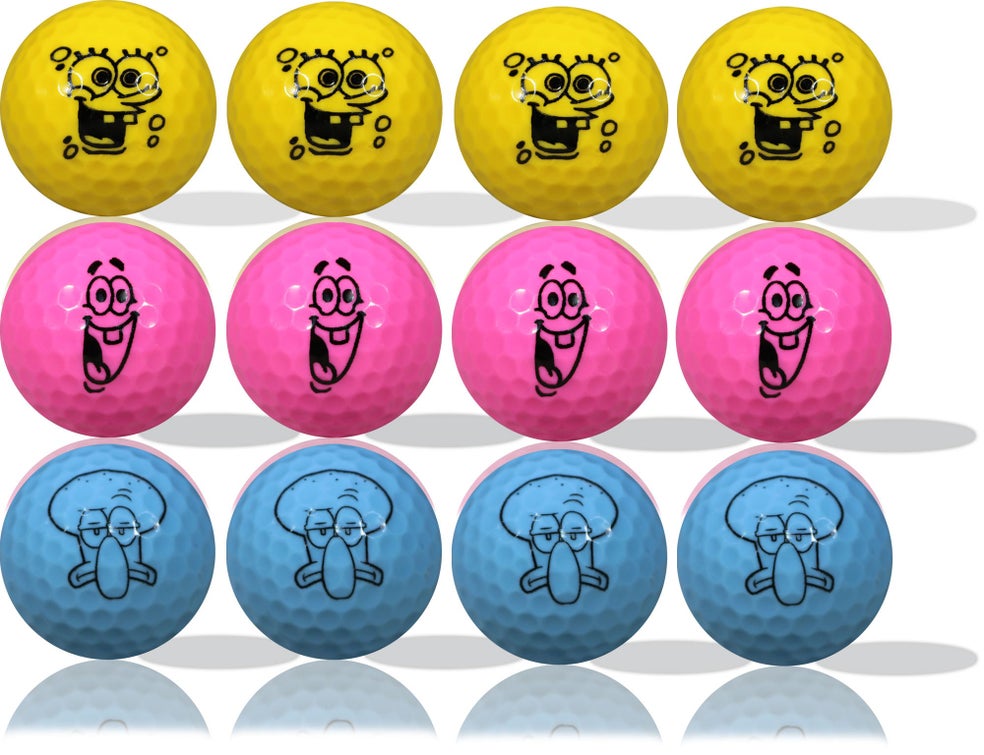 Character Golf Balls 12 Pack